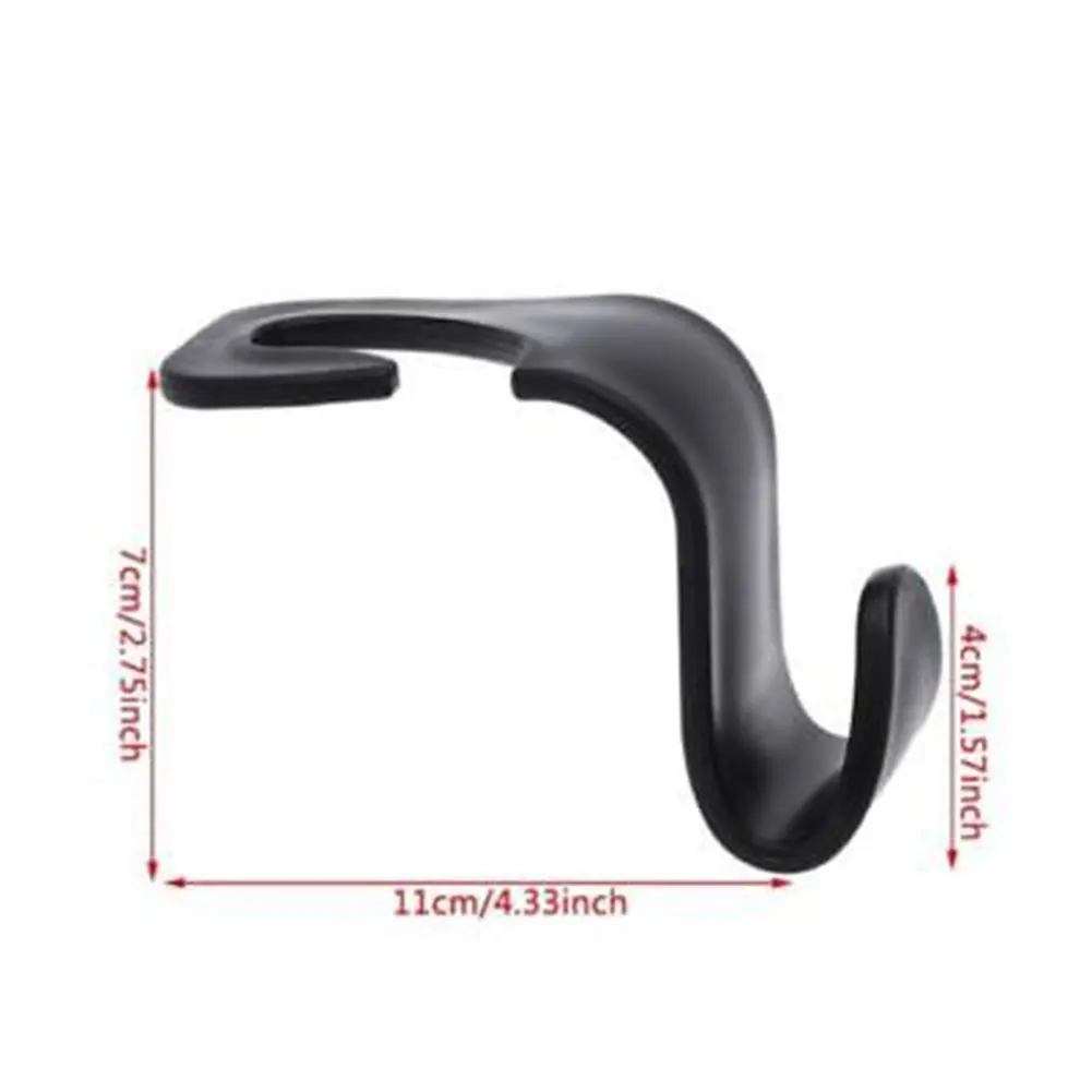 Car Seat Back Storage Hook Vehicle Headrest Organizer Hanger Storage Hook For Groceries Bag Handbag Car Accessories Hanger