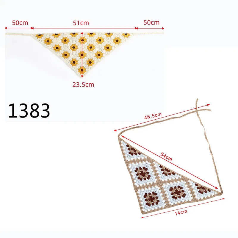 Haimeikang Crochet Headband For Women Knitting Printing Bandanas Turban Headbands Fashion New Elastic Hairbands Hair Accessories