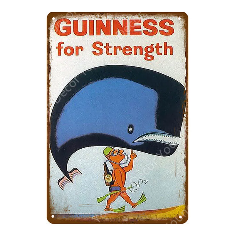 My goodth My Guinness металлическая живопись винтажные наклейки Бар Паб декоративная табличка домашний декор реклама пива оловянный знак YI-056 - Цвет: YD4153EI