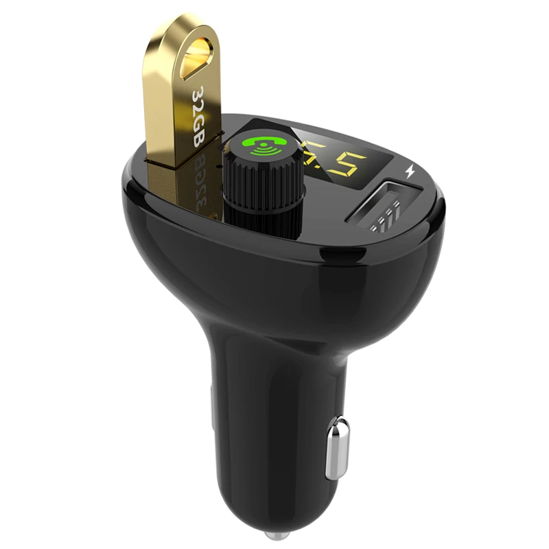 Автомобильный MP3-плеер FM Bluetooth передатчик модулятор автомобильное зарядное устройство двойной USB mp3 автомобильный передатчик FM AUX модулятор аудио плеер
