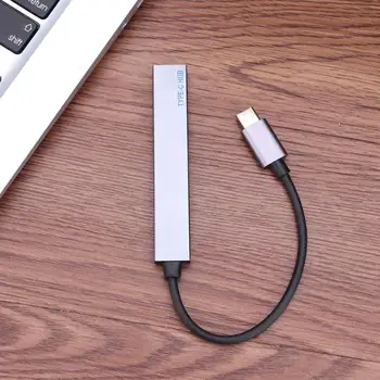 

Durable Adapter Cable Multi-function USB Type C USB 3.1 to 4 Ports USB 2.0 Hub Splitter Charge Cable Adapter for PC