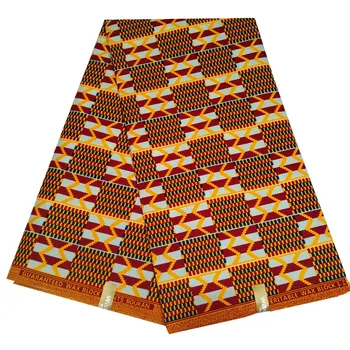 

not cotton fabric 100% polyester fabric cheapest wholesale 6 yards of african ankara fabric textile african wax prints fabric