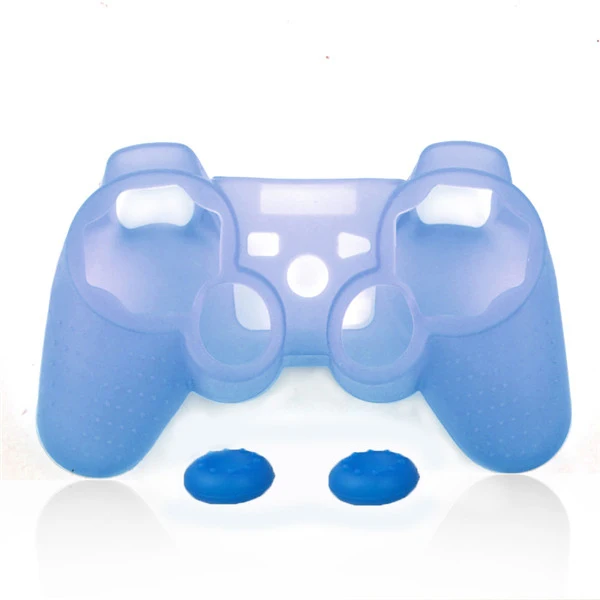 Для sony Playstation 3 контроллер силиконовый защитный чехол для кожи чехол для Ps3 контроллер Джойстик гелевый резиновый для Ps3 - Цвет: Blue