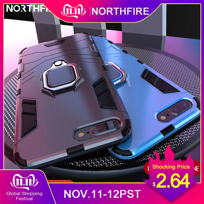 

NORTHFIRE Shockproof Case For Xiaomi Redmi Note 5/6 pro 4/4X Magnetic Car Holder Case For Xiaomi MI8 Lite A1/A2 Mix 2 S 5X/6X