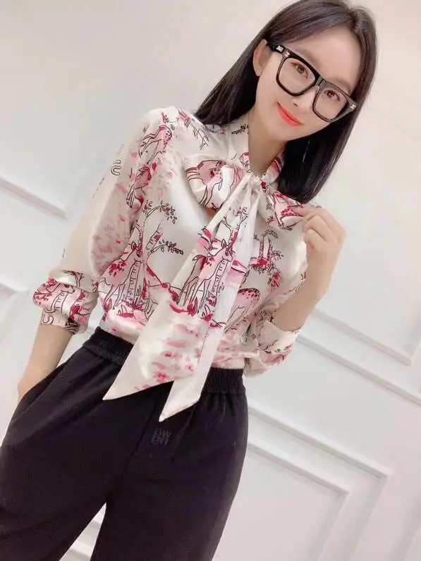AH12152, модные женские блузки и рубашки,, Подиумные, Роскошные, известный бренд, Европейский дизайн, вечерние, стильная женская одежда
