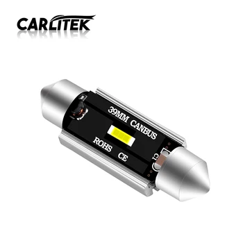 

Carlitek 1 pcs 1CSP 1860 39mm DE3021 DE3022 DE3175 DE3425 DE4410 LED Festoon Car Interior Lights Canbus Error Free 12-24V DC
