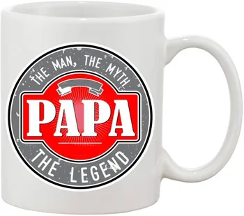 

Perfect Gift for Papa Grandfather Grandpa Mugs Wine Whiskey Beer Ceramic Mug