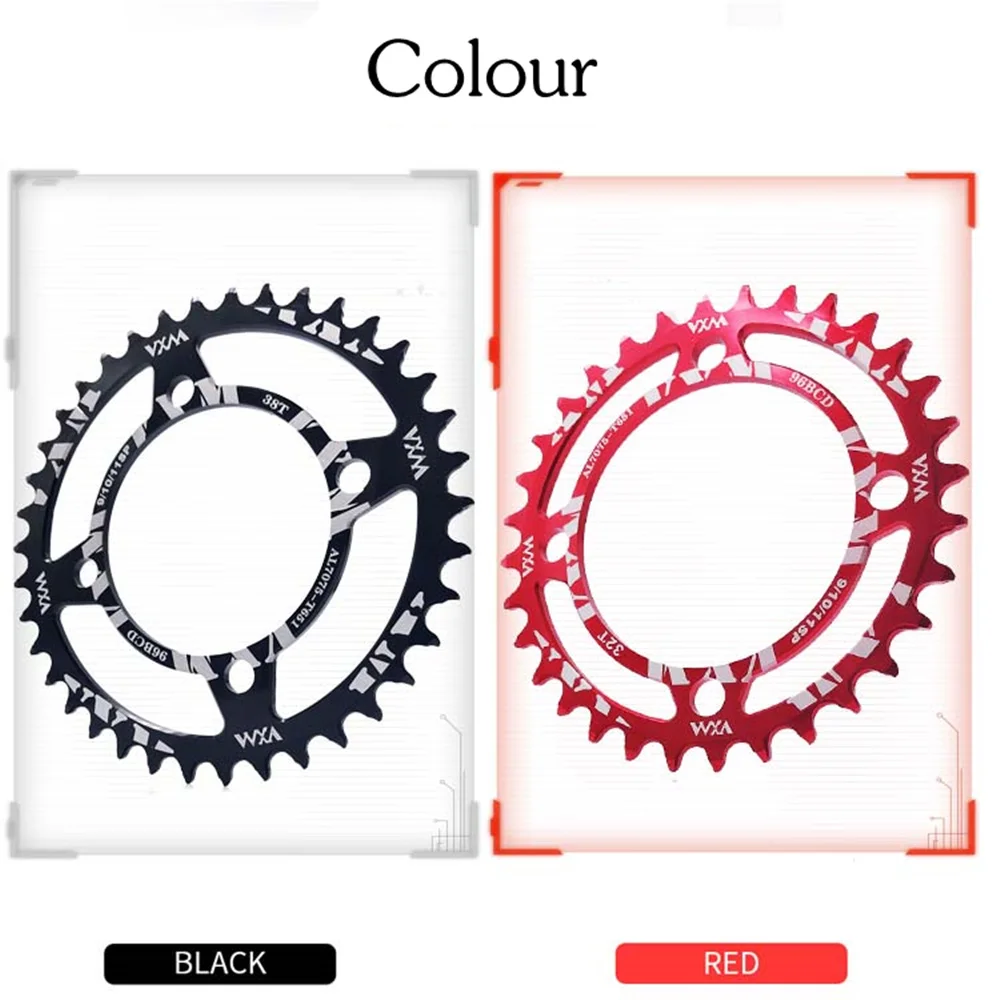 VXM Round 96BCD Chainring MTB bike 32T 34T 36T 38T crankset Tooth plate Parts for shimano M4000 part of the Haomeng tooth plate