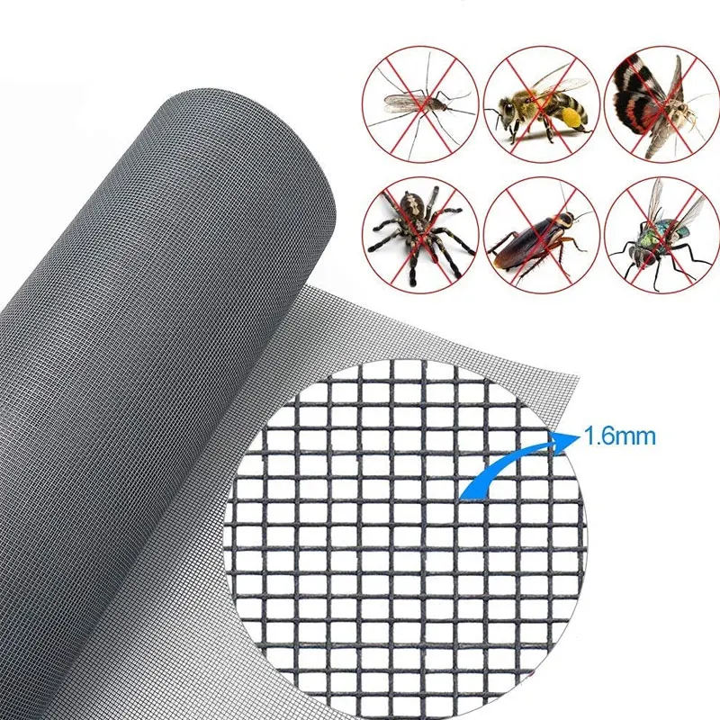 

Indoor Insect Screen Anti Mosquito Net, DIY Custom Mesh Material, Polyester Mosquito Bug Room Curtain Mesh, Cuttable Nano