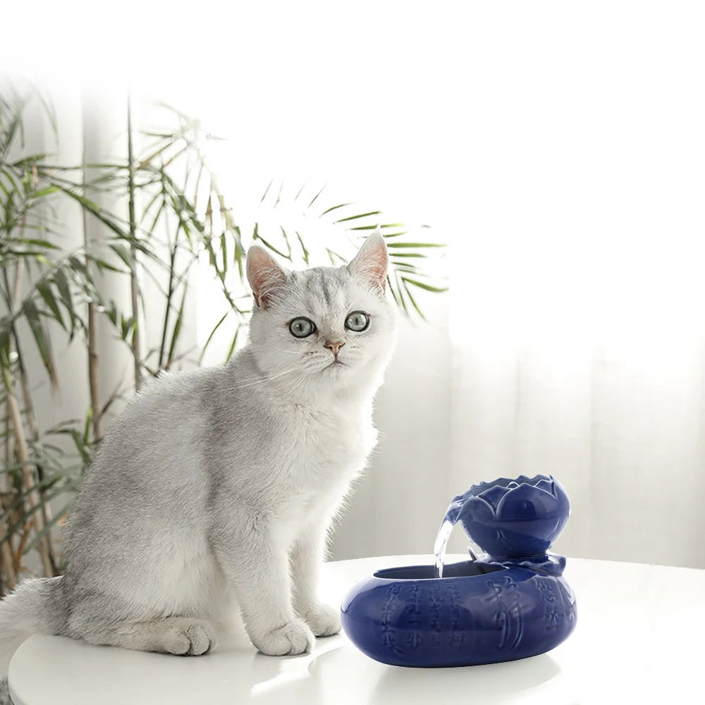 

Automatic Pet Cat Water Fountain with USB Dog Cat Pet Mute Drinker Feeder Bowl Pet Drinking Fountain Dispenser 17*11.9*5.7cm