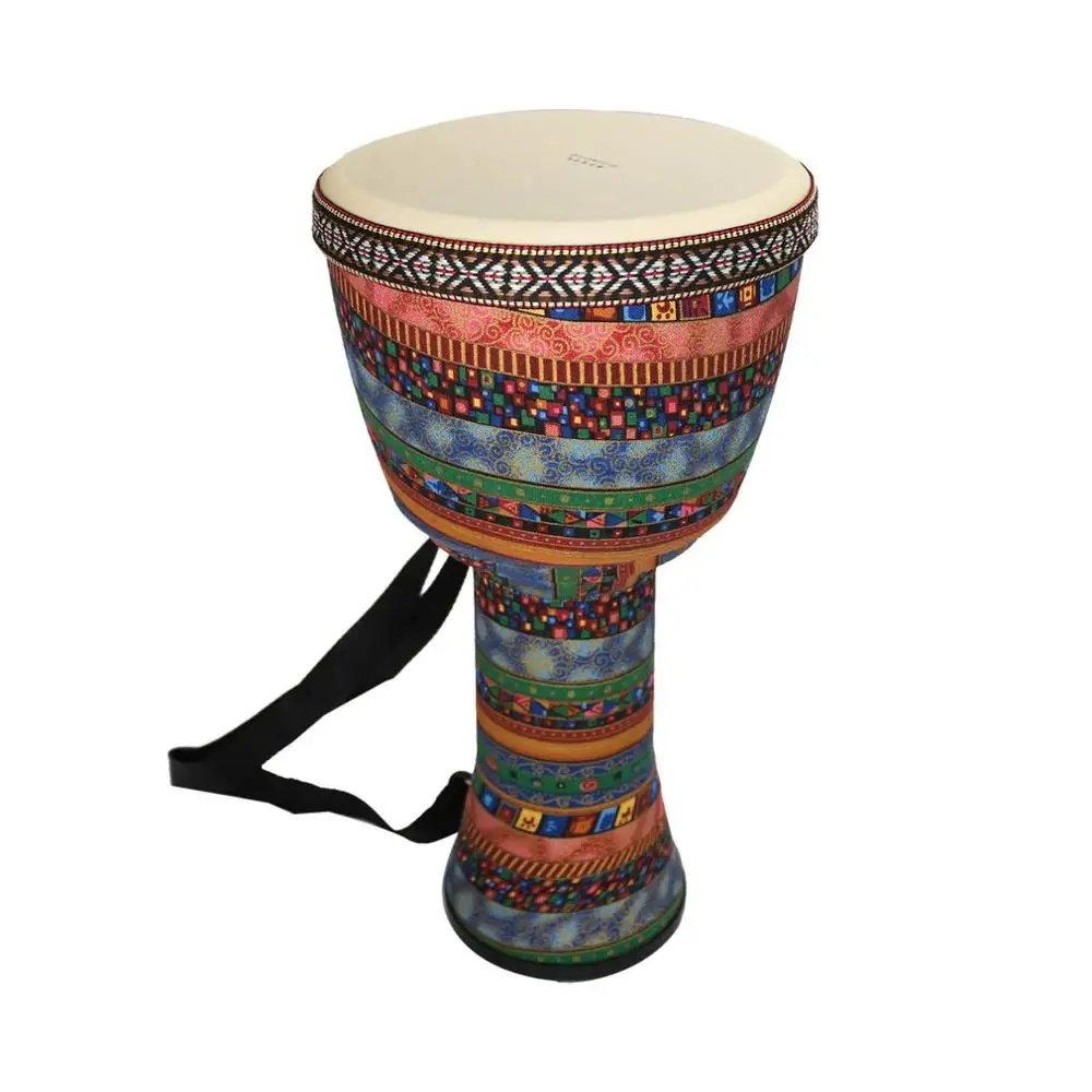 8 дюймов Djembe перкуссионный музыкальный инструмент классический Африканский стиль ручной барабан для детей интерес культивирование распродажа - Цвет: as the picture