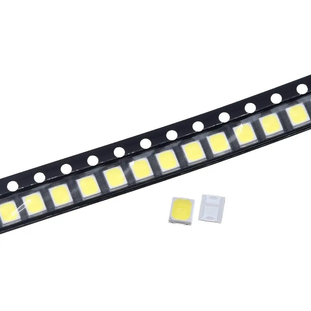 100 шт 0,2 W SMD 2835 Светодиодный светильник шарик 20-25lm белый/теплый белый SMD СВЕТОДИОДНЫЙ бусины светодиодный чип DC3.0-3.6V для всех видов светодиодный светильник