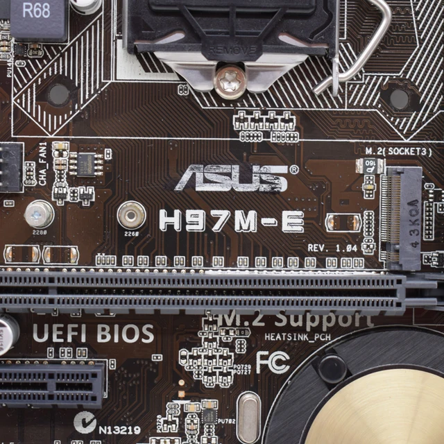 ASUS H97M-E anakart 1150 anakart DDR3 desteği Xeon E3 1280 v3 çekirdek i7  4790K Cpus 16GB Intel H97 M.2 pci-e 3.0 6 × USB3.0 - AliExpress