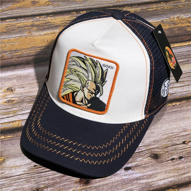 Dragon Ball Goku бейсболка s для мужчин и женщин Snapback хип-хоп летняя кепка Bone gorra hombre Регулируемая Кепка для водителя грузовика сетчатая Кепка для папы