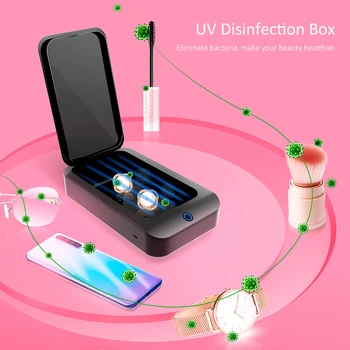 

Multifuntion UV Box Mask Jewelry Phones Cleaner Personal Sanitizer Home UV Tools