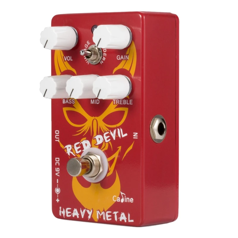 Caline CP-30 Heavy Metal Guitar Pedal Aluminum Alloy Housing Red Devil Delay True Bypass Design Accessories | Спорт и развлечения