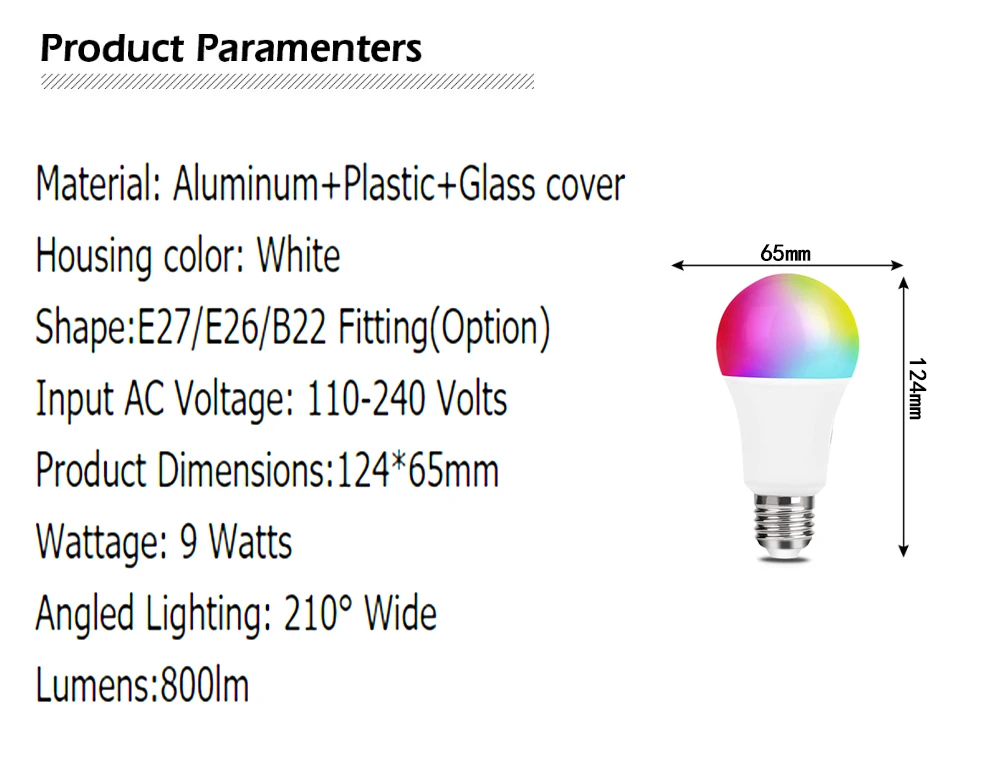 Zigbee 3,0 ZLL E27 9 Вт RGB+ CCT светодиодный светильник AC110-240 в RGB и двойной белый и цветной светодиодный светильник с регулируемой яркостью RGBW RGBWW для работы alexa