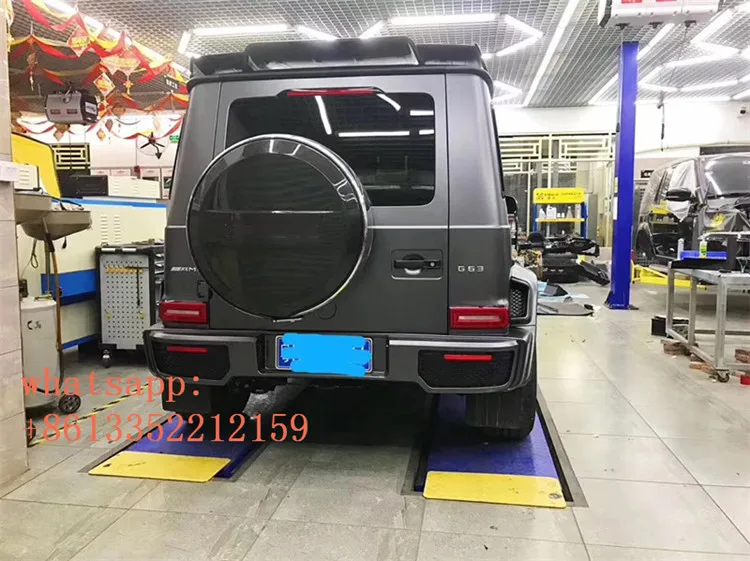 2019y G класс W464 G63 G500 G350 передний бампер крыло фары Задний бампер обвес для автомобилей w464 W463A G63 b стиль автомобильный комплект