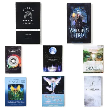 

salvaje Animal espíritu mensajes cubierta de Tarot oráculos tarjetas todos los días bruja Guanrdian Ángel Steampunk fuente Moono