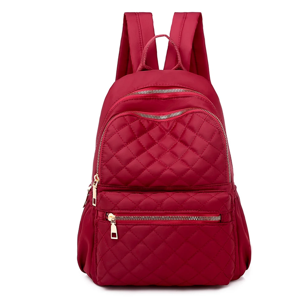 Puimentiua женский вместительный простой стильный водонепроницаемый рюкзак, Студенческая сумка с защитой от кражи, женский рюкзак высокого качества для путешествий