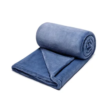

2020 New Coral Fleece Blanket For Beds Pure Color Gray White Single Shawl Warm Blanket Flannel Nap Super Blanket Blankets Soft