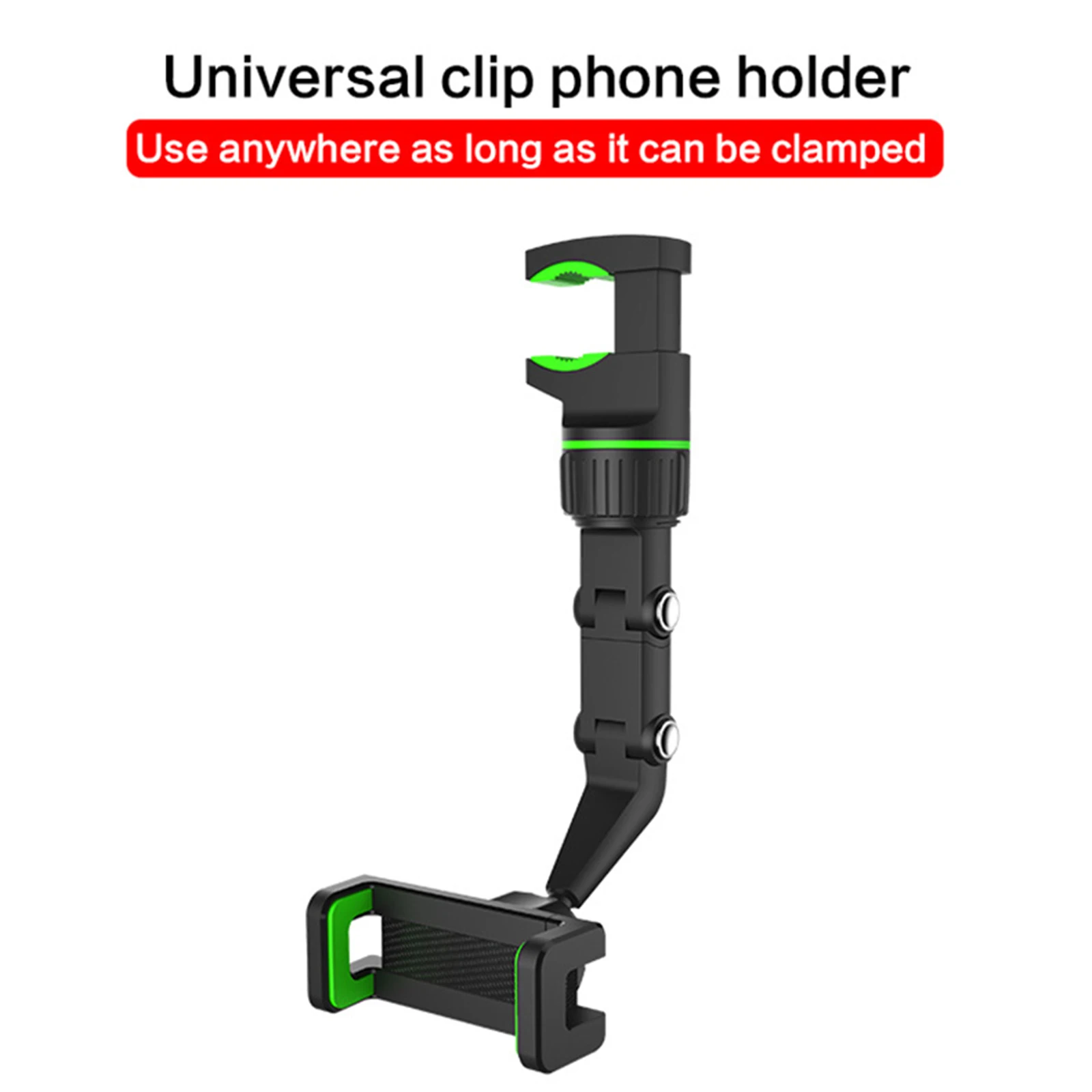 Universal clip Cell phone Bracket Car Rearview Mirror Seat Hanging Clip GPS Support for mobile Holder Smartphone Stand | Автомобили и