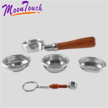 

Commercial coffee machine handle bottomless handle 58mm dedicated universal espresso handle stainless steel coffee appliance