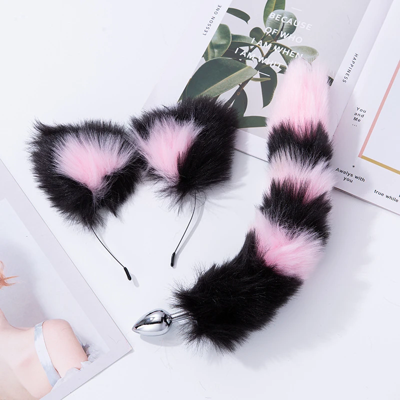 black and pink