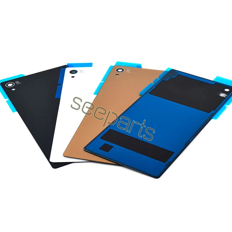 5," для SONY Xperia Z3 Plus Задняя стеклянная крышка батарейного отсека задняя дверь Корпус Замена для SONY Z4 Z3+ E6553 Крышка батарейного отсека
