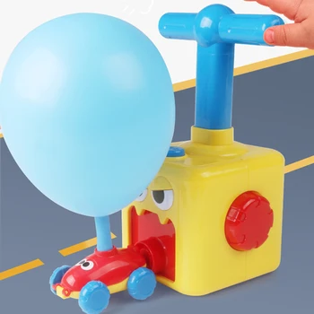 

Education Science Experiment Toy Inertial Power Balloon Car Toy Puzzle Fun Inertial Power Car Balloon Toys for Children Gift