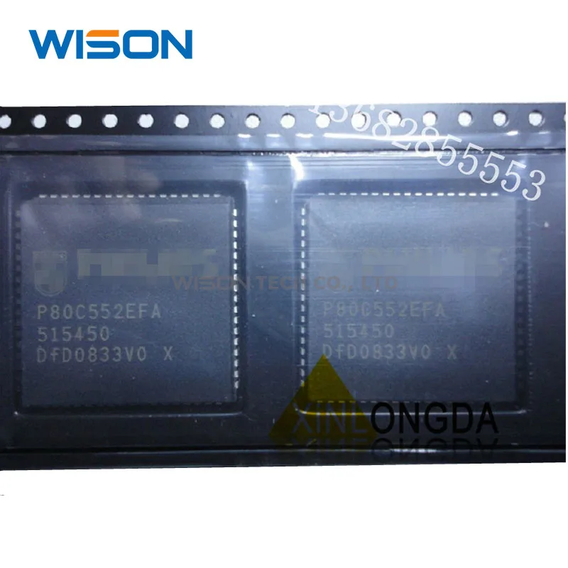 10 шт./лот P80C552EFA/08 P80C552EFA P80C552 80C552 MCU 8BIT 68plcc