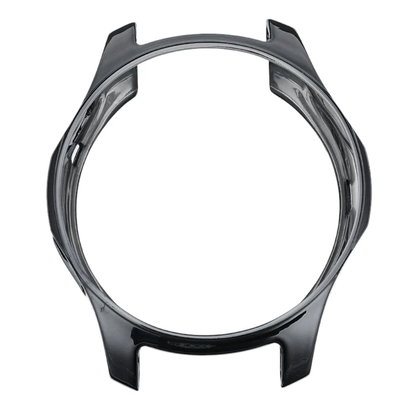 Black 22mm Защитный чехол для часов для мужчин, 42 мм, 46 мм, чехол с ремешком, покрытие из мягкого ТПУ, универсальная защитная рамка, аксессуары - Цвет: Black 22mm