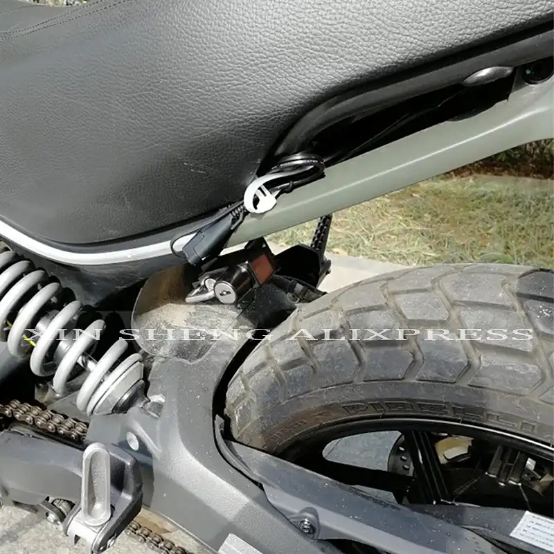 ducati scrambler helmet lock