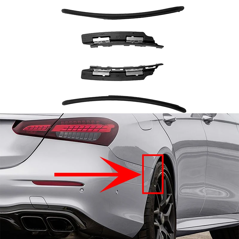 Fender Flare Mud Flap Splash Guard Arch Wheel Eyebrow For Mercedes Benz W213 E200 E250 E300 E400 E53 E63 E43 AMG Sedan