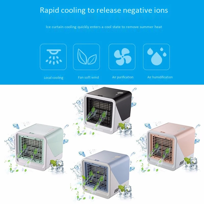 Небольшие приборы для кондиционирования воздуха, USB, воздушный охладитель, мини-вентилятор, вентилятор для воздушного охлаждения, летний