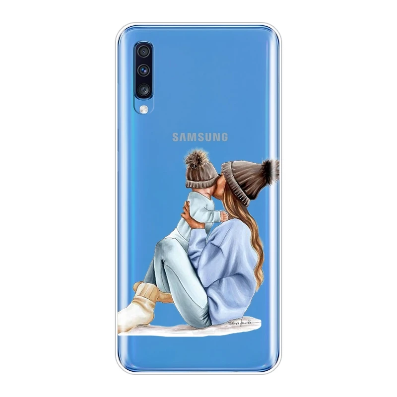 Задняя крышка для samsung Galaxy A40 A30 A20 A10 Baby Mom Женский Мягкий силиконовый чехол для телефона samsung Galaxy A80 A70 A60 A50 чехол - Цвет: No.5