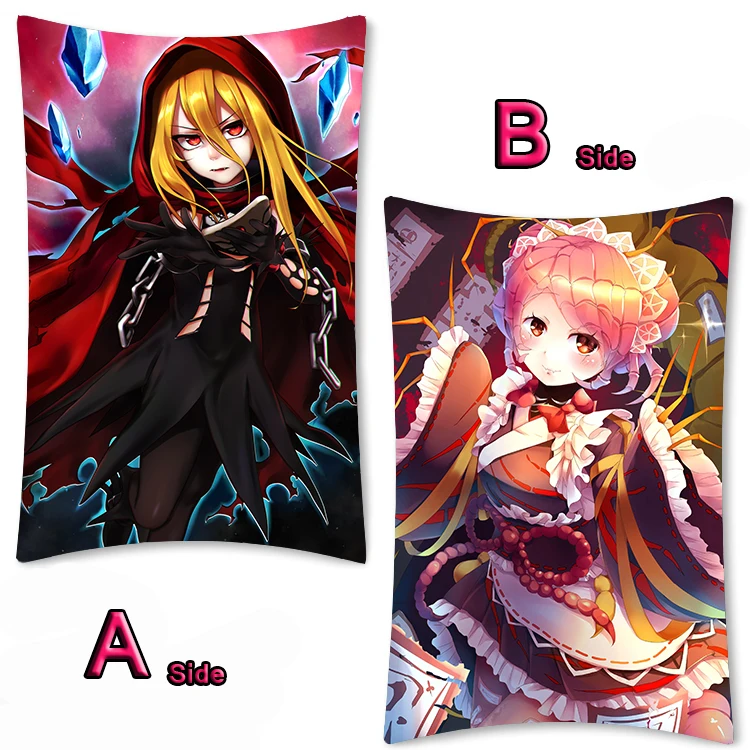 Аниме над лордом Ainz ткань oawl shalltear кровопролитые Dakimakura длинная подушка для объятий чехол кровать подушка Pilow крышка 2WAY 35x55 см