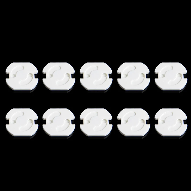 10pcs EU Power Socket Electrical Outlet Baby Kids Child Safety Guard Protection Anti Electric Shock Plugs Protector Rotate Cover for socket covers