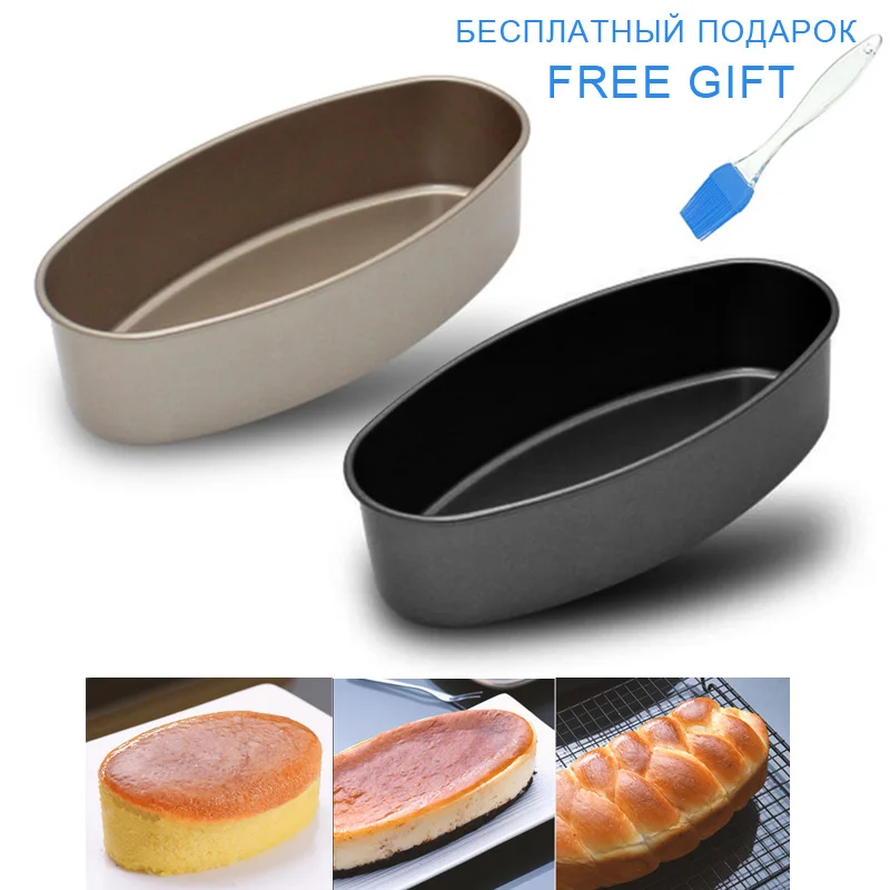 Антипригарная форма овальной формы для выпечки тортов хлеба лотка сыра торта