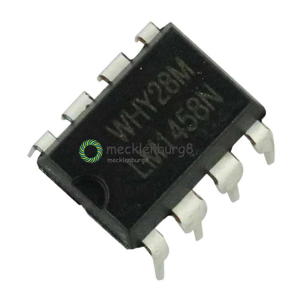 10pcs Lm1458 Lm1458n Ic Op Amp Dual 8-dip New Port Buy Online LM1458 (MC1458 Or LM1558) Dual Op-Amp 8-Pin Dip ICs RadioShack Dual In-Line IC Sockets - Foto 6