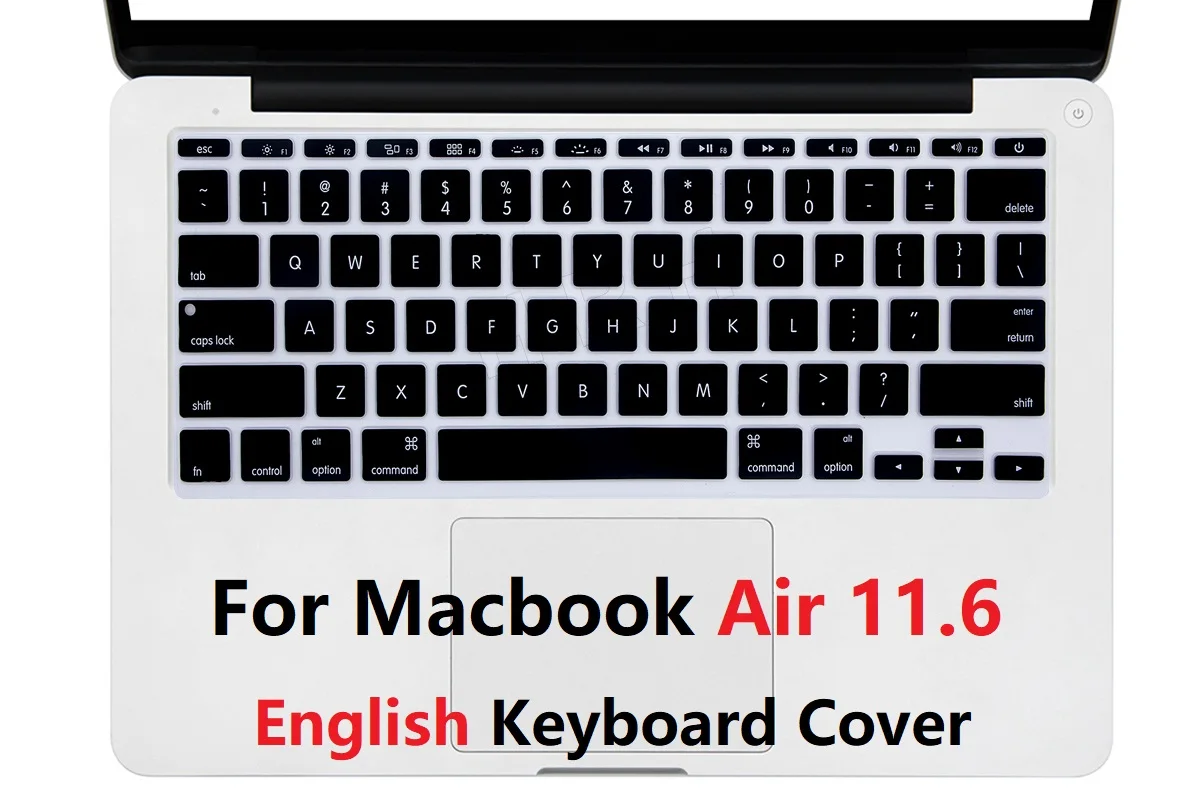 Macbook Air 11.6 용 소프트 US 레이아웃 키보드 커버 Macbook air 11 키보드 스킨 용 미국 키보드 커버 실리콘 A1465 A1370
