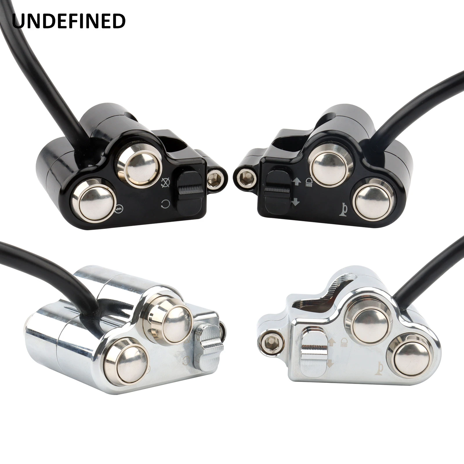 1'' 25mm Motorcycle Handlebar Control Switch Turn Signal Horn Start