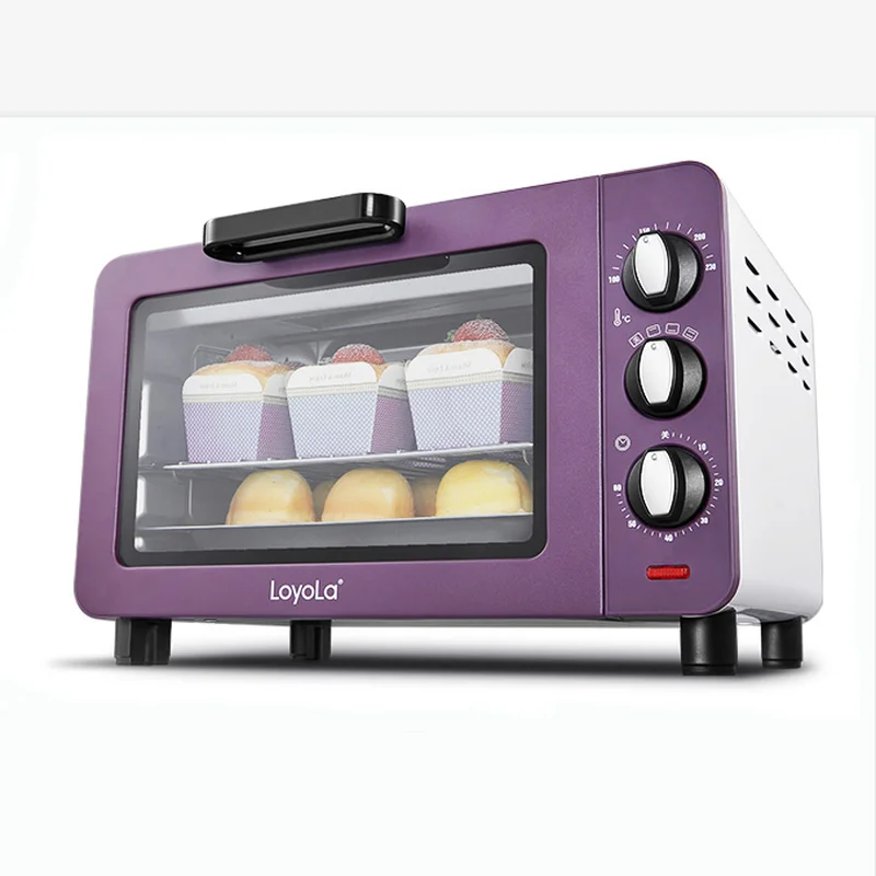 Тостер LO-15L электрическая печь домашняя выпечка многофункциональная Автоматическая маленькая духовка