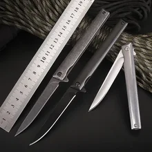 

Multi-function Outdoor EDC Sharp Hunting Knife Tactical Folding Knife Portable Pocket Knife Holster Leather Self Defense Tools