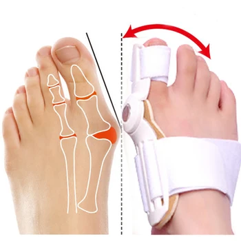 

2Pcs Bunion Protector Feet Care Orthotics Pedicure Tool Hallux Valgus Corrector Orthopedic Adjuster Bunion Foot Massager