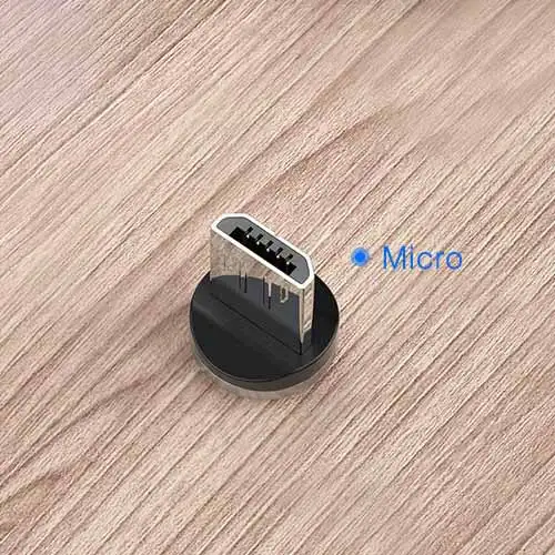 YKZ Магнитный кабель Micro USB кабель для Xiaomi redmi samsung s7 360 A быстрое зарядное устройство кабель для зарядки градусов шнуры кабель microusb - Цвет: Only Micro Plug