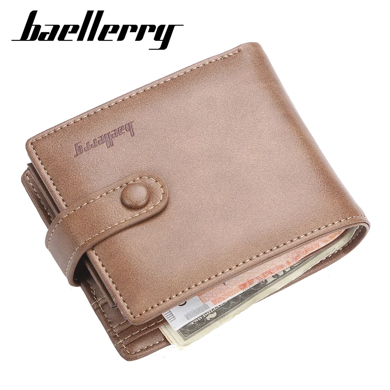 

quality guarantee men Wallet New fashion Multi-card man wallets vintage short male card purse for male leather money bag