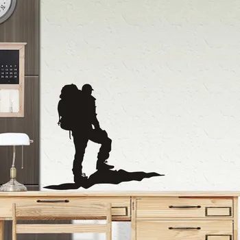 

Mountain Climbing Wall Sticker Vinyl Climber Wall Decals Decor Mural Home Decoration Extreme Sports Climbing Car Decal