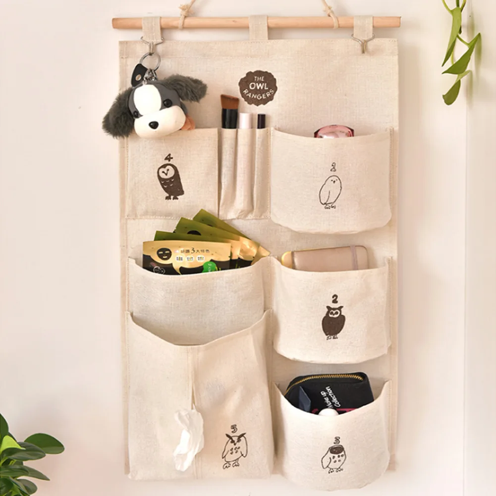 Bathroom Waterproof Cloth Home Container Portable Multi Pocket Foldable Hanging Organizer Decoration Office Storage Bag Washable - Цвет: A