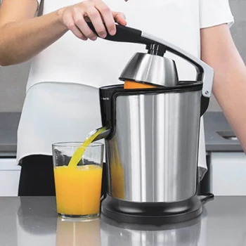

Stainless Steel Orange 160W Lemon Electric Set Juicers Die-Casting Handle Household Low Power UK Plug